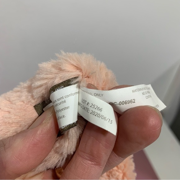 Demdaco Flamingo Bird Pink Minky Baby Lovey Security Blanket Rattle Soft Plush - Picture 5 of 6